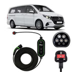 Type 2 to 3 Pin Charging Cable / 10M / 6amp – 12amp Adjustable (2.3kW)