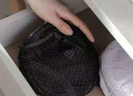 Foldable Mesh Pop-Up Laundry Basket - Large Capacity Storage, Lightweight and Portable Laundry Organizer
