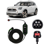 Type 2 to 3 Pin Charging Cable / 10M / 6amp – 12amp Adjustable (2.3kW)