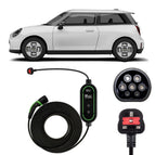 Type 2 to 3 Pin Charging Cable / 10M / 6amp – 12amp Adjustable (2.3kW)