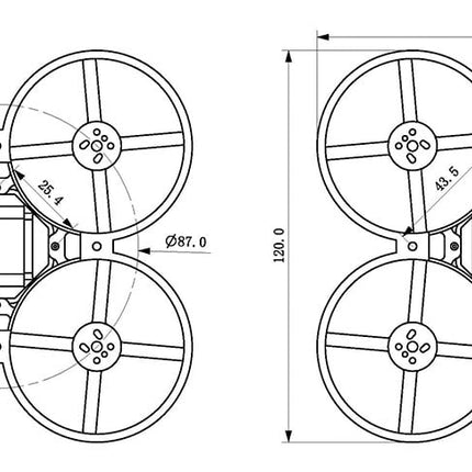 Happymodel Mobula8 Frame 85mm Whoop