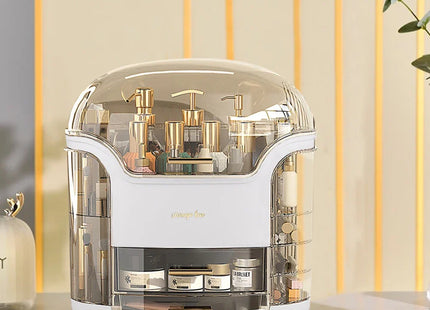 Modern Makeup Storage Box with Drawers, Clear Large Capacity Cosmetic Organiser