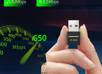COMFAST CF-813B 650Mbps Dual-band Bluetooth Wifi USB Network Adapter, CF-813B