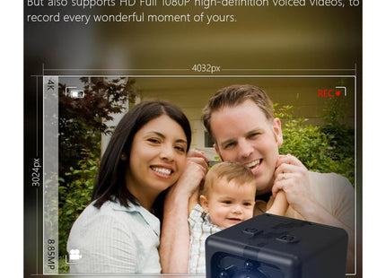 JAKCOM CC2 1080P HD Recorder Cube Smart Mini Camera, with Infrared  & Motion Detection(Black)
