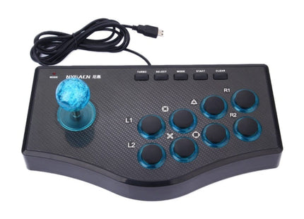 USB Gladiator Street Machine Game Handle Rocker Controller for PC / PS3 / TV Box, USB Handle Rocker