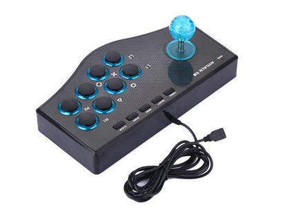 USB Gladiator Street Machine Game Handle Rocker Controller for PC / PS3 / TV Box, USB Handle Rocker