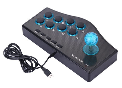 USB Gladiator Street Machine Game Handle Rocker Controller for PC / PS3 / TV Box, USB Handle Rocker
