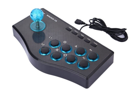 USB Gladiator Street Machine Game Handle Rocker Controller for PC / PS3 / TV Box, USB Handle Rocker