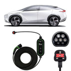 Type 2 to 3 Pin Charging Cable / 10M / 6amp – 12amp Adjustable (2.3kW)