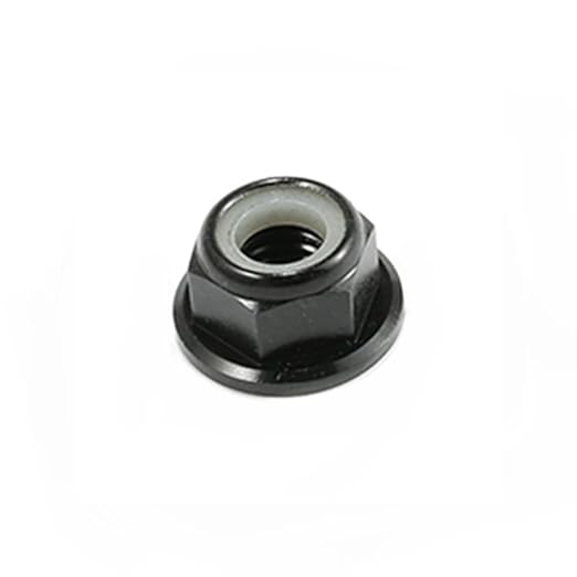 10pc M3 Locknuts with Flange CW Nuts pack Aluminium