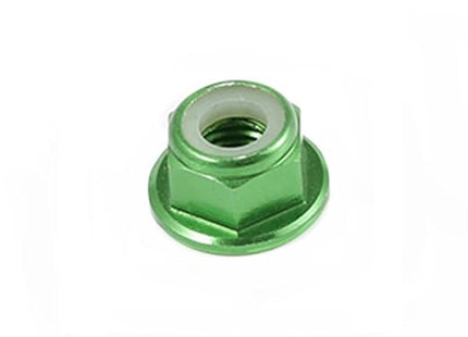 10pc M2 Locknuts with Flange CW Nuts pack Aluminium