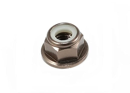 10pc M2 Locknuts with Flange CW Nuts pack Aluminium
