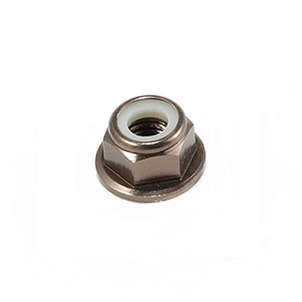 10pc M3 Locknuts with Flange CW Nuts pack Aluminium
