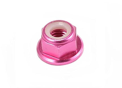 10pc M3 Locknuts with Flange CW Nuts pack Aluminium