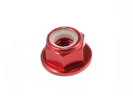 10pc M2 Locknuts with Flange CW Nuts pack Aluminium
