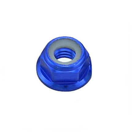 10pc M2 Locknuts with Flange CW Nuts pack Aluminium