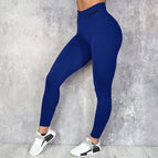Blue With Black Writing / S