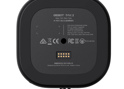 OBSBOT Tail 2 AI-Powered 4K PTZR Camera Remote Control Combo