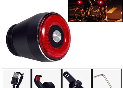 Antusi Q5 Bicycle Rear Light Automatic Brake Induction Taillight