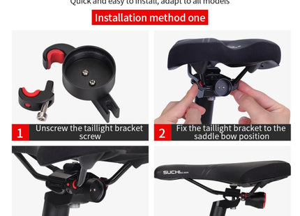 Antusi Q5 Bicycle Rear Light Automatic Brake Induction Taillight