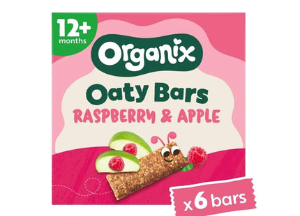 Organix Raspberry & Apple Soft Oaty Bars 12+ months 138g (6x23g)