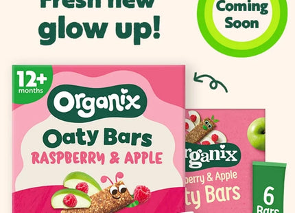Organix Raspberry & Apple Soft Oaty Bars 12+ months 138g (6x23g)