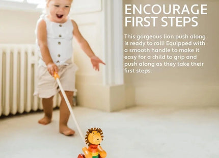Orange Tree Toys Lion Push Along