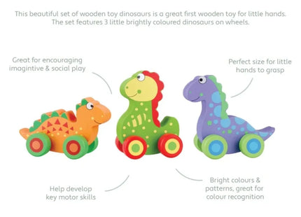 Orange Tree Toys First Dinosaurs Wheelies