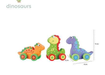 Orange Tree Toys First Dinosaurs Wheelies