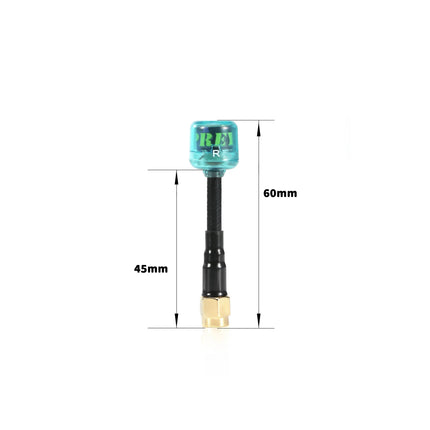 FlyFishRC Osprey 5.8Ghz 60mm RP-SMA Antenna - LHCP