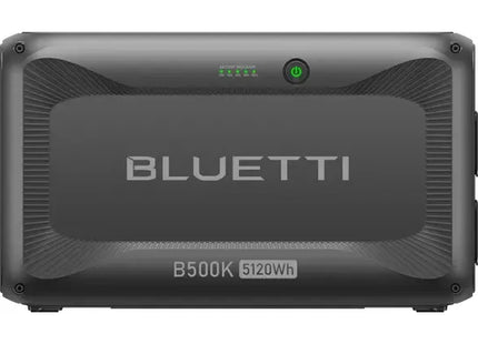 BLUETTI B500K2 5120Wh Expansion Battery, 5.12kWh LiFePO4 Module with 90-Degree Space-Saving Cable for Home Backup