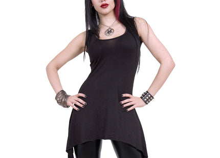 GOTHIC ELEGANCE - Goth Bottom Camisole Dress Black