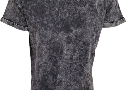 URBAN FASHION - Acid Wash Turnup Sleeve