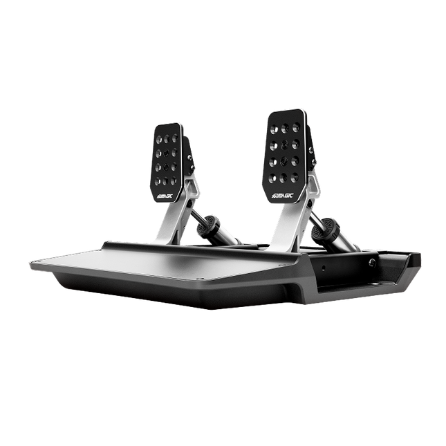 Simagic P500-2 Dual-Sensor 2-Pedal Set – Load Cell & Hall Brake, Fully Adjustable Throttle