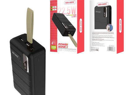 Super Fast Charging 4 Output 30000 mAh Power Bank (VD-PB012)