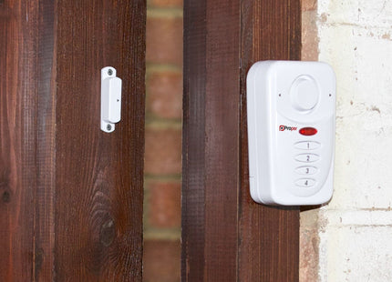 ProperAV Window Alarm with Keypad & Loud 110dB Siren