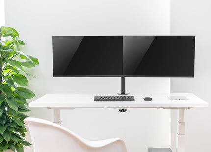 ProperAV Desk Monitor Mount 17" - 32" Dual Swing Arm VESA Max 100x100