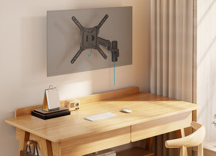 ProperAV TV Wall Bracket (23" - 55" / 23kg Capacity / VESA Max. 400x400) - Black