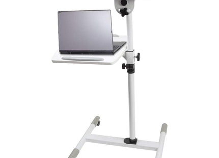 ProperAV Mobile Desk Workstation & Projector Stand - White