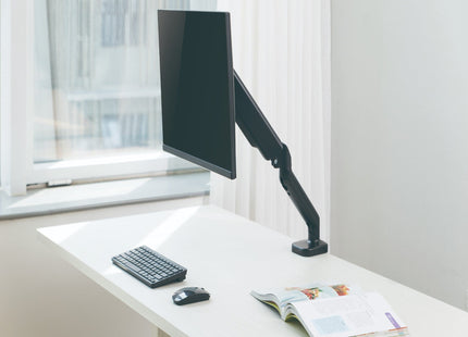ProperAV Desk Monitor Mount 17" - 32" Articulated Swing Arm VESA 100x100