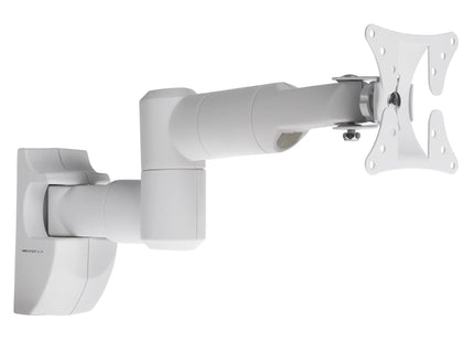 ProperAV TV Wall Bracket (19" - 28" / 30kg Capacity / VESA Max. 100x100) - White