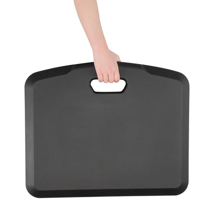 ProperAV Rubberised-Gel Foam Anti-Fatigue Standing Desk Mat - Black