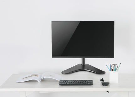 ProperAV Desk Monitor Stand 17" - 34" Freestanding Base VESA Max 100x100