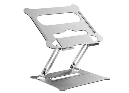 ProperAV Aluminium Construction Fully Adjustable Laptop or Tablet Stand - Silver