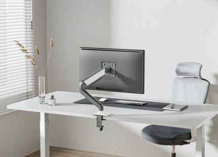 ProperAV Desk Monitor Mount 17" - 32" Gas Spring Swing Arm VESA Max 100x100