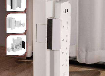 ProperAV Extension Lead Clamp for Mobile Desk Trolley Workstations