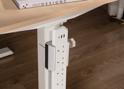 ProperAV Extension Lead Clamp for Mobile Desk Trolley Workstations