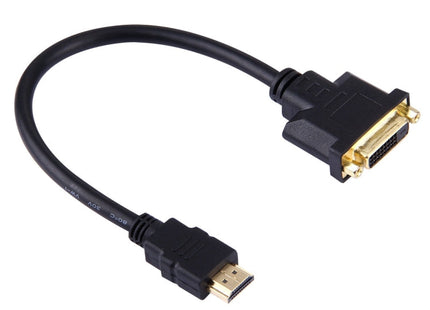 30cm HDMI Male to 24 DVI Female Adapter Cable