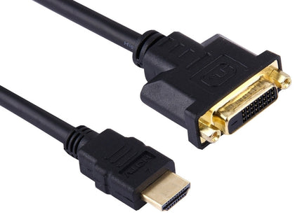 30cm HDMI Male to 24 DVI Female Adapter Cable