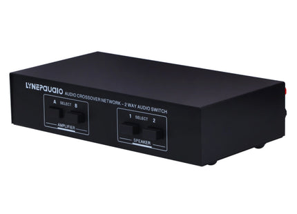 B822 Passive Speaker Switch 2 Channel Power Amplifier Audio Switch Loudspeaker,  2 Input and 2 Output